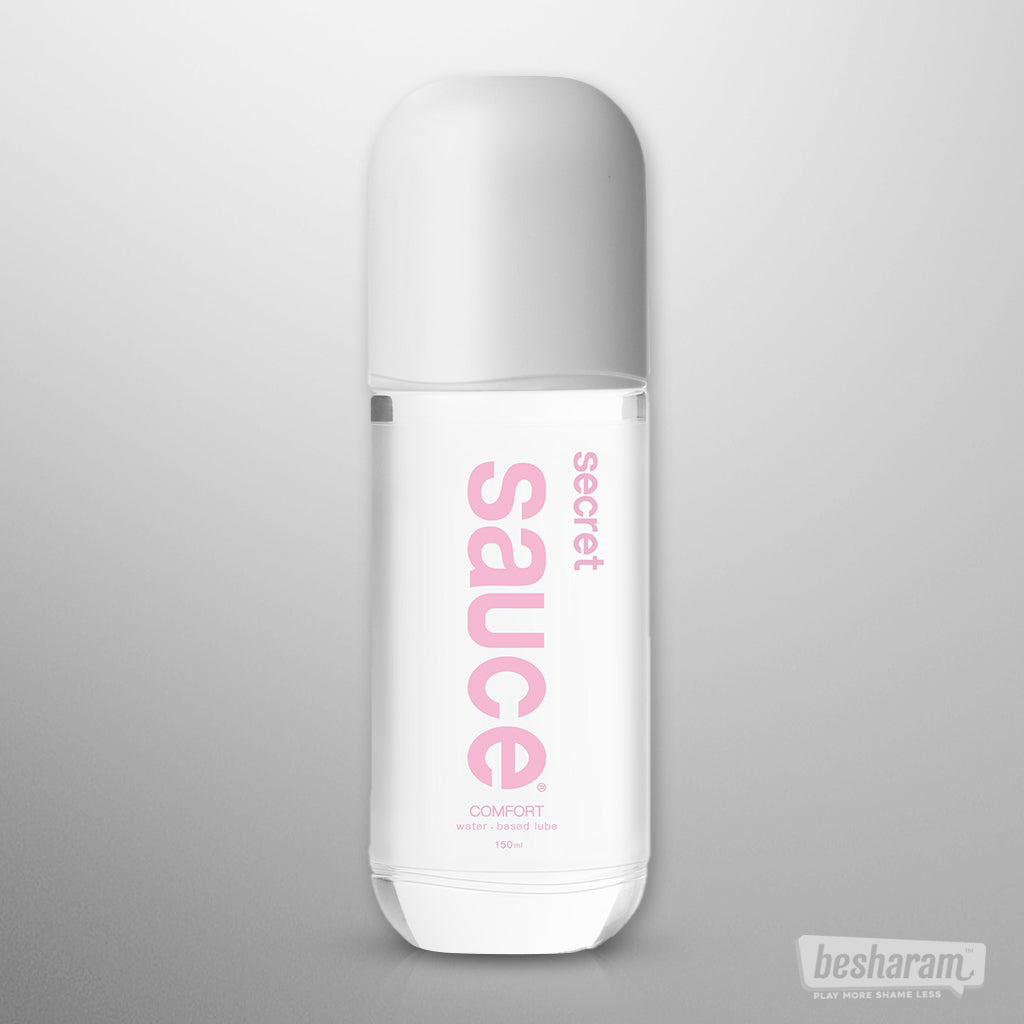 Secret Sauce warming lubricant bottle showing heat sensation variant